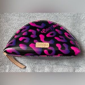 Consuela Leopard Print Cosmetic Bag